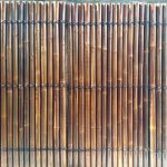 black bamboo fence indobel