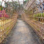 Bamboo-arch-flowers
